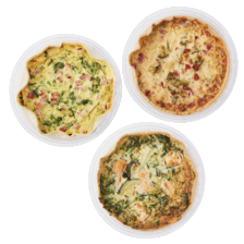 Luxe quiches